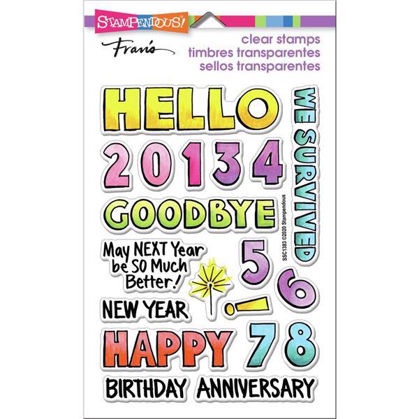 Stampendous Clear Stamp Set - Hello 2021