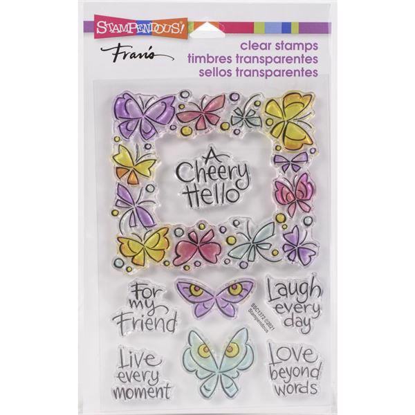 Stampendous Clear Stamp Set - Winged Frame