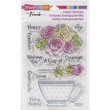 Stampendous Clear Stamp Set - Pop Rose Teacup