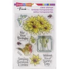 Stampendous Clear Stamp Set - Pop Sunflower