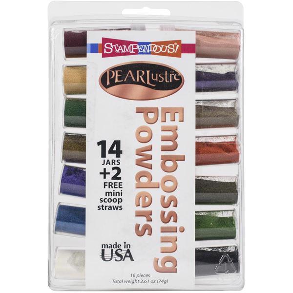 Stampendous Embossing Kit Pearlustre (14 pkg)