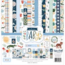 Echo Park Paper Collection Pack 12x12" - Welcome Baby Boy