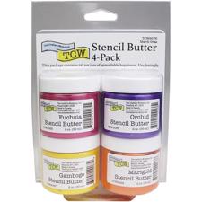 The Crafters Workshop Stencil Butter - 4-pack / Mardi Gras