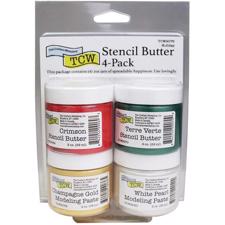 The Crafters Workshop Stencil Butter - 4-pack / Holiday