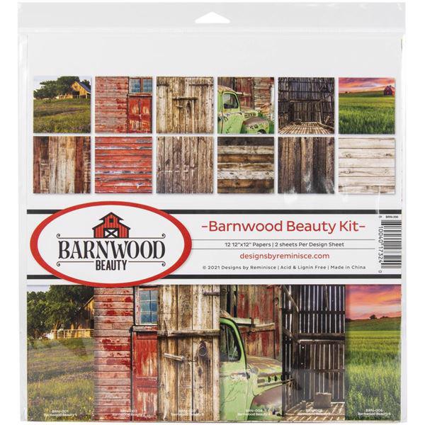 Reminisce Collection Pack 12x12" - Barnwood Beauty