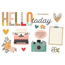 Simple Stories - Simple Page Pieces / Hello Today