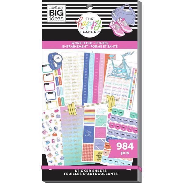 Happy Planner Sticker Value Pack - Work it Out (Fitness)