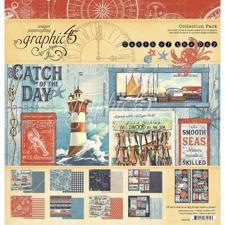 Graphic 45 Collection Pack 12x12" - Catch of the Day
