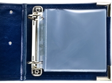 W R Makers MINI Album 4x4" - Kunstlæder / Navy (mini)