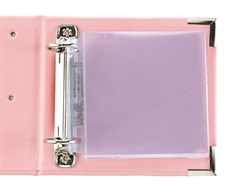 W R Makers MINI Album 4x4" - Kunstlæder / Pretty Pink (mini)