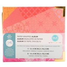 W R Makers MINI Album 4x4" - Wrapped / Paige Evans Colorwheel (mini)