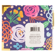 W R Makers MINI Album 4x4" - Wrapped / Paige Evans Floral (mini)