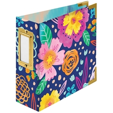 W R Makers MINI Album 4x4" - Wrapped / Paige Evans Floral (mini)