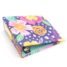 W R Makers MINI Album 4x4" - Wrapped / Paige Evans Floral (mini)