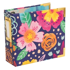 W R Makers MINI Album 4x4" - Wrapped / Paige Evans Floral (mini)