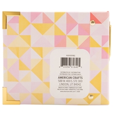 W R Makers MINI Album 4x4" - Wrapped / Paige Evans Geometric (mini)