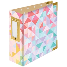 W R Makers MINI Album 4x4" - Wrapped / Paige Evans Geometric (mini)