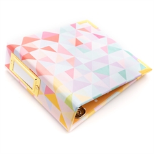 W R Makers MINI Album 4x4" - Wrapped / Paige Evans Geometric (mini)