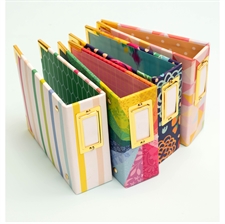 W R Makers MINI Album 4x4" - Wrapped / Paige Evans Geometric (mini)