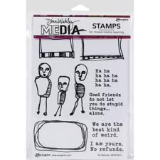 Dina Wakley Cling Rubber Stamp Set - No Refunds
