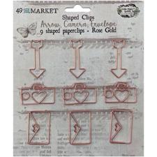 49 and Market - Paperclips Shapes / Rose Gold