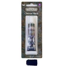 Finnabair Art Alchemy MATTE Wax - Charcoal Black (tube)