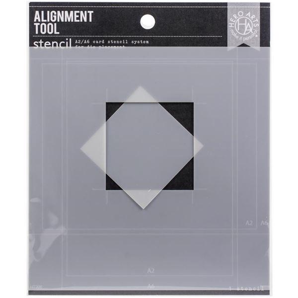 Hero Arts Alignment Stencil - Looking Glass / A2 & A6