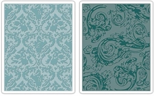 Sizzix Texture Embossing Folders - Tim Holtz / Damask & Regal Flourishes