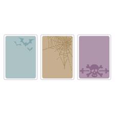 Sizzix Texture Embossing Folders - Tim Holtz / Spooky Things