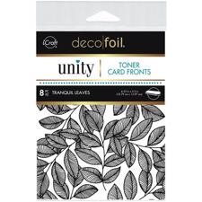 Deco Foil Toner Card Fronts - Tranquil Leaves