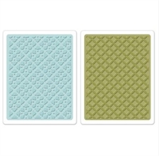Sizzix Embossing Folders Set - Dotted Squares