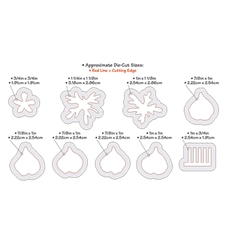 Sizzix Thinlits Dies - Susan\'s Garden / Flower, Hardy Geranium