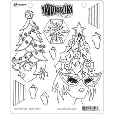 Cling Rubber Stamp Set - Dylusions / Tree Topper