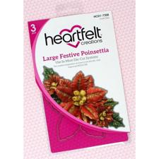 Heartfelt Creation Dies - Festive Poinsettia LARGE