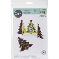SizzixThinlits Die Set - Fold-a-Long Card / Christmas Tree
