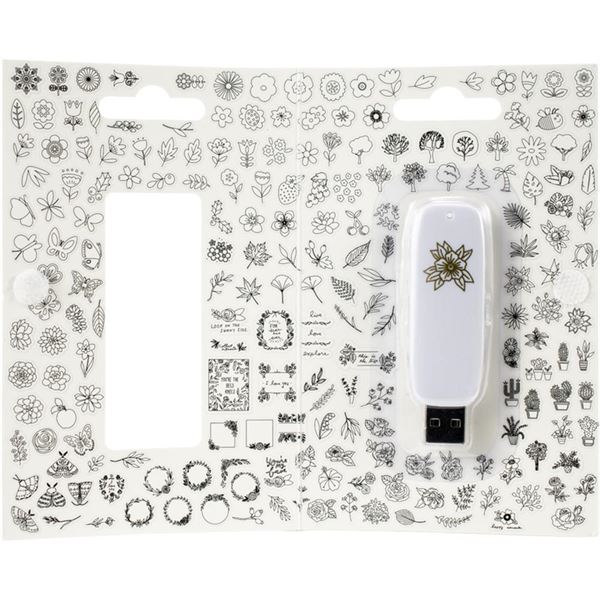 WRMK Foil Quil Design Drive USB / Floral