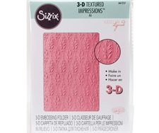 Sizzix 3D Embossing Folder - Feathers