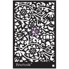 Prima / Finnabair Stencil 6x9" - Bindweed Wallpaper