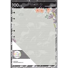 Happy Planner Block Pad - Notes Floral (std)