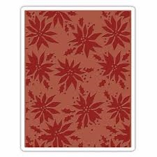 Sizzix Embossing Folder - Tim Holtz / Poinsettias