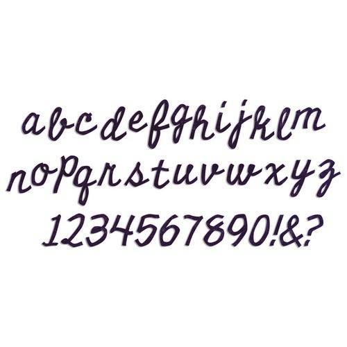 Tim Holtz / Sizzix Die - Bigz XL /  Cutout Script Alphabet