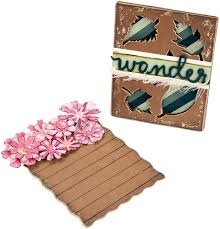 Sizzix Thinlits - Flowers & Leaves Journaling Cards