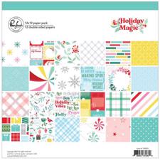 Pinkfresh Studio Paper Pack 12x12" - Holiday Magic