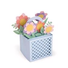 Sizzix Thinlits - Box Flowers Basket (Lynda Kanase)