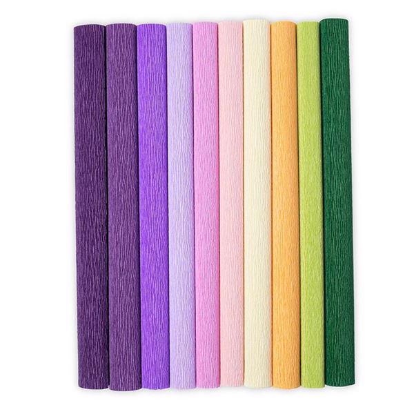 Sizzix Surfacez Crepe Paper 12" x 24" - Serenity (10 ruller)
