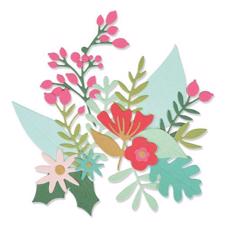 Sizzix Thinlits - Floral Abundance (24 dele)
