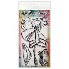 Dyan Reaveley's Dylusions Couture Stamp Set - Walk In The Park