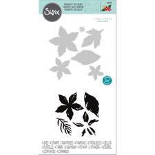 Sizzix Framelits & Clear Stamp Set - Seasonal Flowers