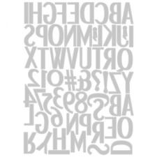 Sizzix Thinlits - Stylized Alphabet (62 dele)