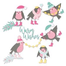 Sizzix Thinlits - Robins in Hats